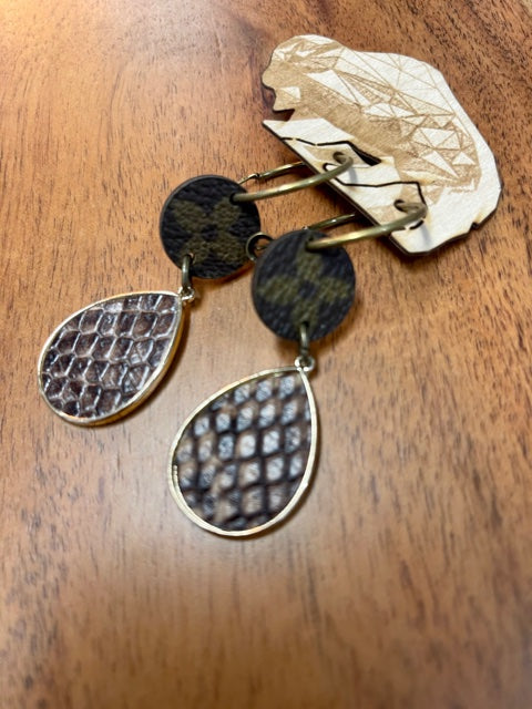Louis Vuitton Leather Earrings - jewelry - by owner - sale - craigslist